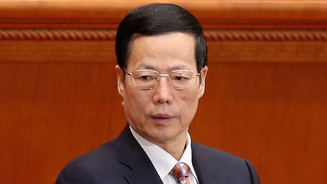 China's former Vice Premier Zhang Gaoli. Picture: Feng Li/Getty Images