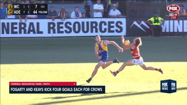 Adelaide Crows soar higher than West Coast Eagles in Perth