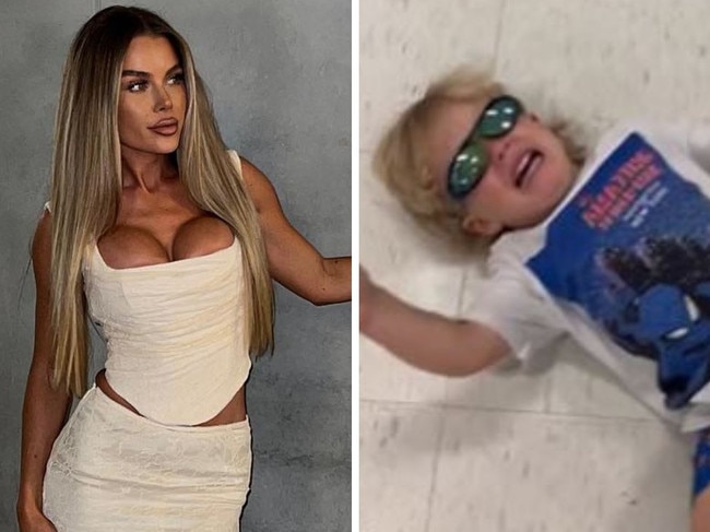 Skye Wheatley has been slammed over video of her son. Picture: TikTok/Instagram