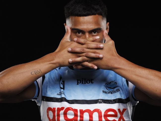 Cronulla winger Ronaldo Mulitalo. NRL Imagery