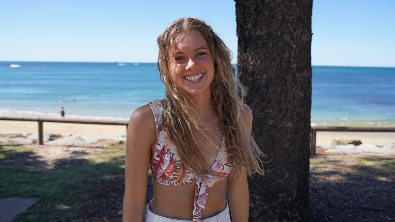 Georgia Hodgson at the 49th Annual Pa &amp; Ma Bendall Memorial Surfing Contest held at Moffat Beach in Caloundra on April 8, 2023. Picture: Katrina Lezaic