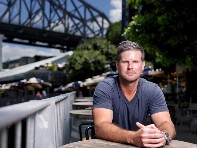 Luke Fraser the boss of Howard Smith Wharves for High Steaks - Dining at Felons, on Thursday 30th January 2025 - Photo Steve Pohlner