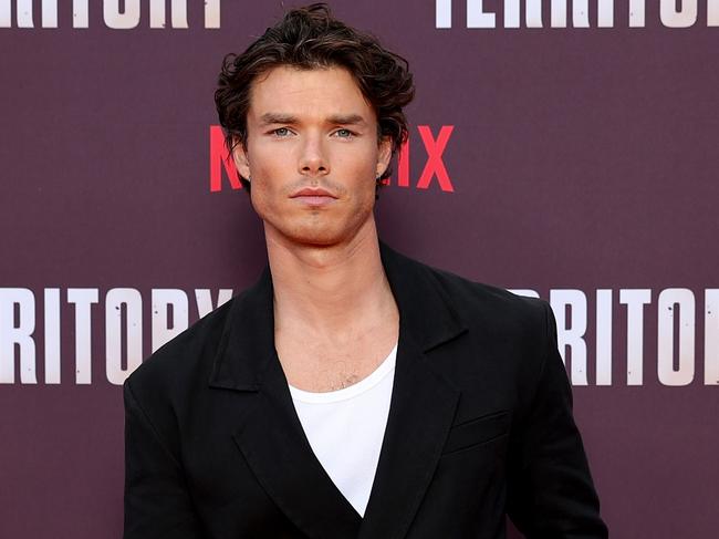 Sam Corlett at a Netflix special screening of Territory at Entertainment Quarter, Sydney, in October. Picture: Brendon Thorne/Getty Images