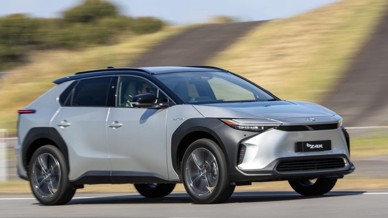 Toyota’s first EV, the bZ4X, should boost the market this year. Picture: Supplied.