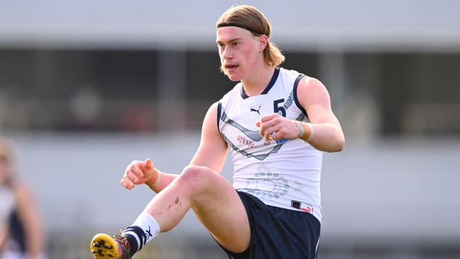 Harley Reid is being touted as the likely No.1 draft pick. Picture: Morgan Hancock/AFL Photos via Getty Images