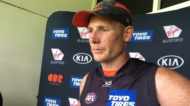 GWS ruckman Jacobs enjoying work with former AFL foe