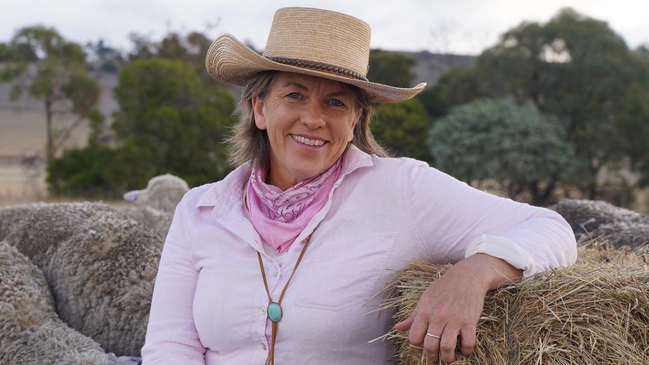 Tasmanian HarperCollins author Rachael Treasure ahead of the release of her new novel Milking Time on May 1, 2024. Credit: Rosie Treasure.