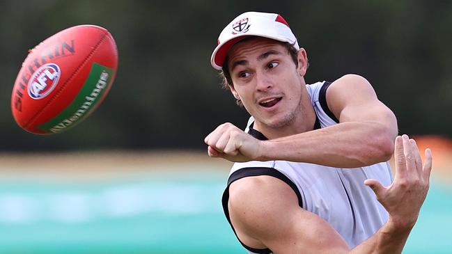 Jack Steele of the Saints during training. Picture: Michael Klein