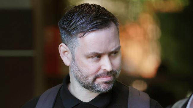 Research scientist David Lovelock leaves the court. Picture: David Crosling/NewsWire