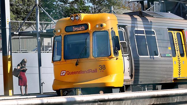 Queensland Rail is riddled with myriad problems, crises and failures, the latest being a cost of almost $10 million for train drivers and guards during the past five months. Picture: Jack Tran