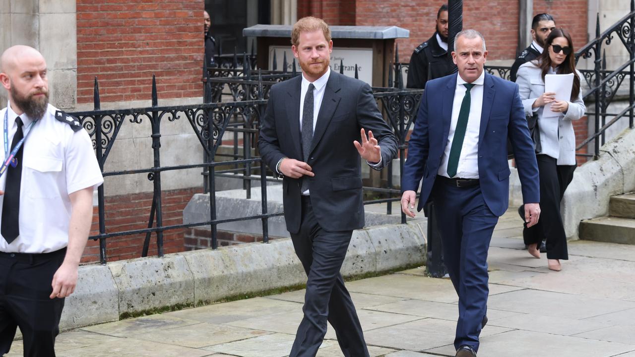 Prince Harry leaves the Royal Courts of Justice on March 30, 2023. Picture: Belinda Jiao/Getty Images