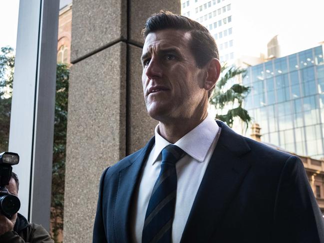 SYDNEY, AUSTRALIA - NewsWire Photos June 9, 2021: Ben Roberts-Smith arriving at the Federal Court, Sydney. Picture: NCA NewsWire / James Gourley