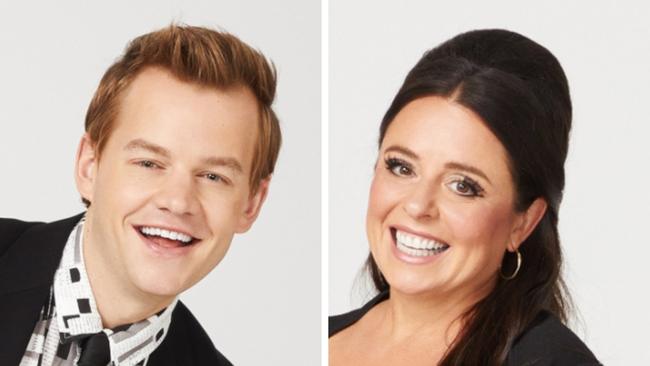 Joel Creasey and Myf Warhurst.