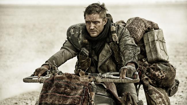 Tom Hardy in Mad Max Fury Road. Picture: Supplied