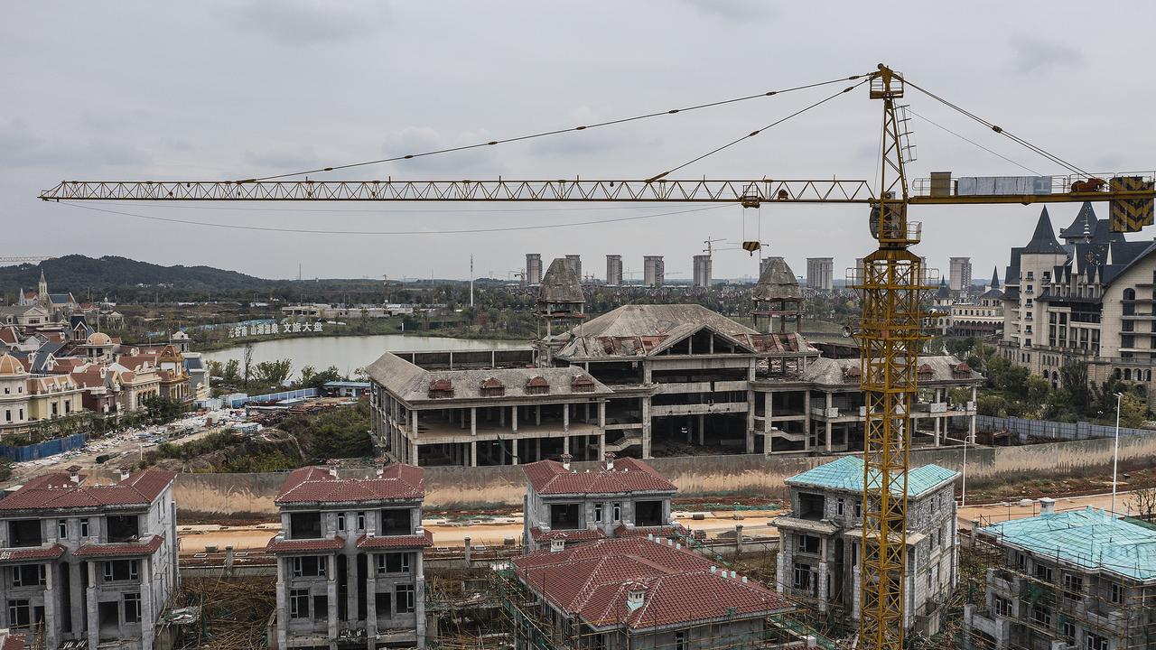 China’s strategy to build apartments that people don’t even live in has caused its own construction bubble. Picture: Getty Images