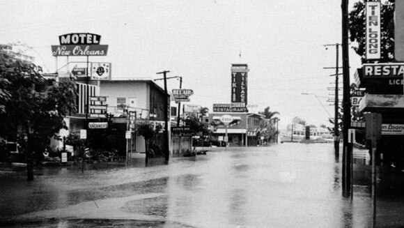 Central Surfers Paradise was flooded.