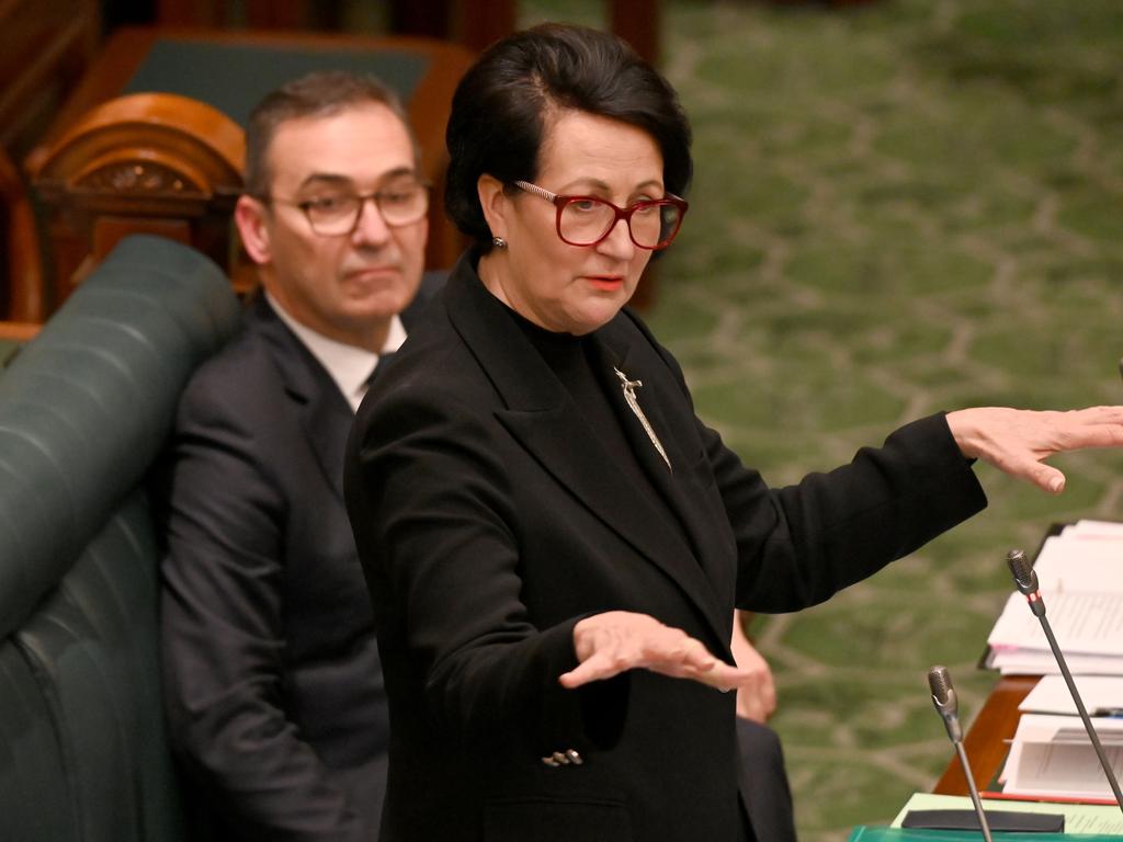 Premier Steven Marshall and deputy premier Vickie Chapman. Picture: Naomi Jellicoe