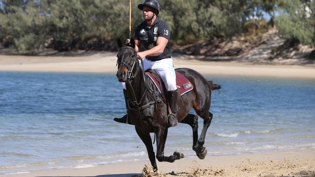 Andrew Fraser-Scott was a professional polo player. Picture Glenn Hampson