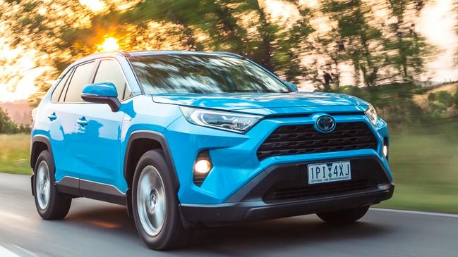 Photo of the Toyota RAV4 at 2019 Car of the Year. Picture: Thomas Wielecki.