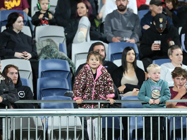 Nitro Circus at Kardinia Park on March 7, 2022. Stunts, crowd reactions, fireworks, plenty of colour. Picture: Mark Wilson