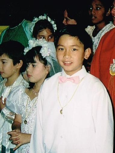 Gerard Lai at his First Holy Communion.