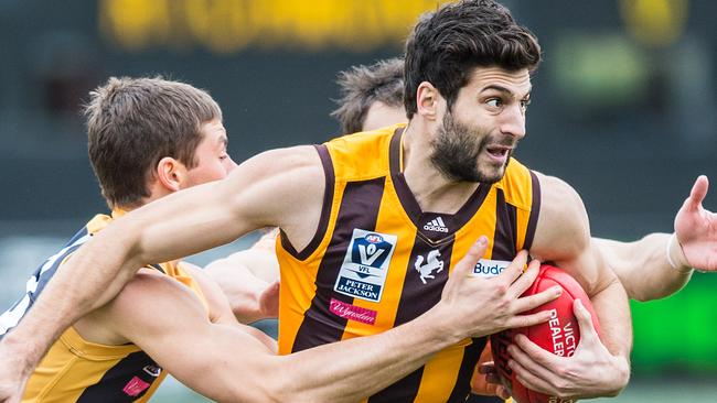 David Mirra in straight-ahead mode for Box Hill Hawks.