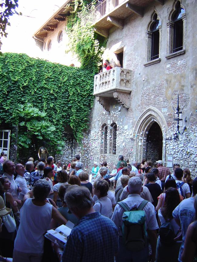 Casa di Giulietta, the fictionalised house of Shakespeare’s Juliet.