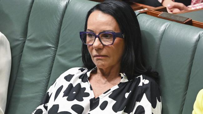 CANBERRA, AUSTRALIA, NewsWire Photos. OCTOBER 16, 2023: Minister for Indigenous Australians Linda Burney in the House of Representatives at Parliament House in Canberra. Picture: NCA NewsWire / Martin Ollman