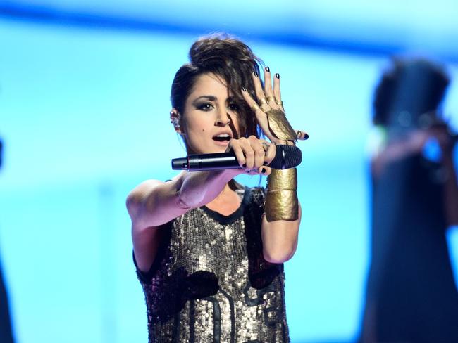 Golden girl Barei of Spain. Picture: AFP