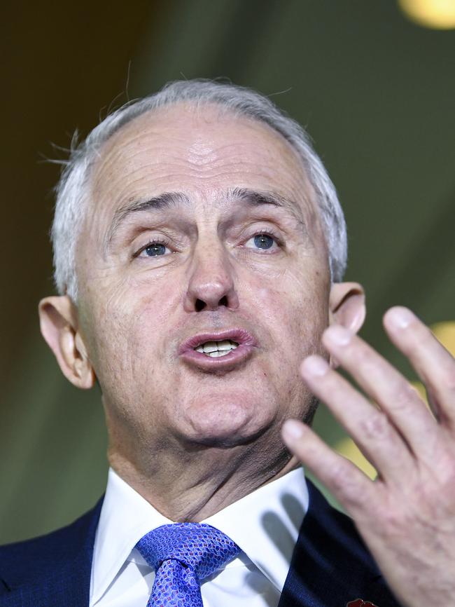 Malcolm Turnbull pictured at Parliament House. Pictures: AAP/Lukas Coch