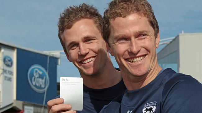 Joel and Troy Selwood will 'Play the Silent Card' for Ovarian Cancer Research.