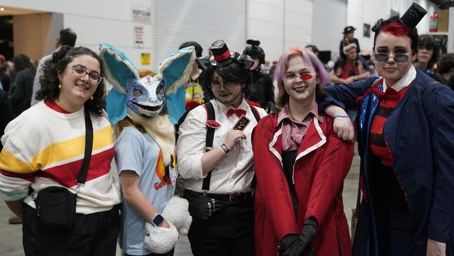 OZ Comic-Con Gallery. OZ comic at Melbourne Exhibition and Convention Centre. Sophie, Molly, Aj, Axel and So . Picture: Valeriu Campan