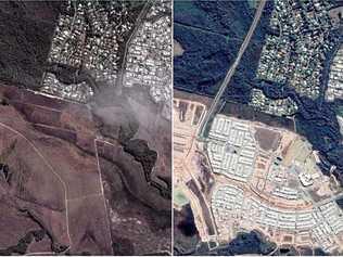 Caloundra West has changed significantly in the past 10 years. Picture: Google Earth