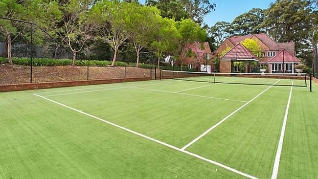 Tennis court for sale: House not included.