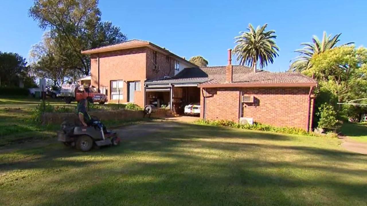 The proposed road would go straight through the farm and the Wilcox family home. Picture: A Current Affair/Channel 9