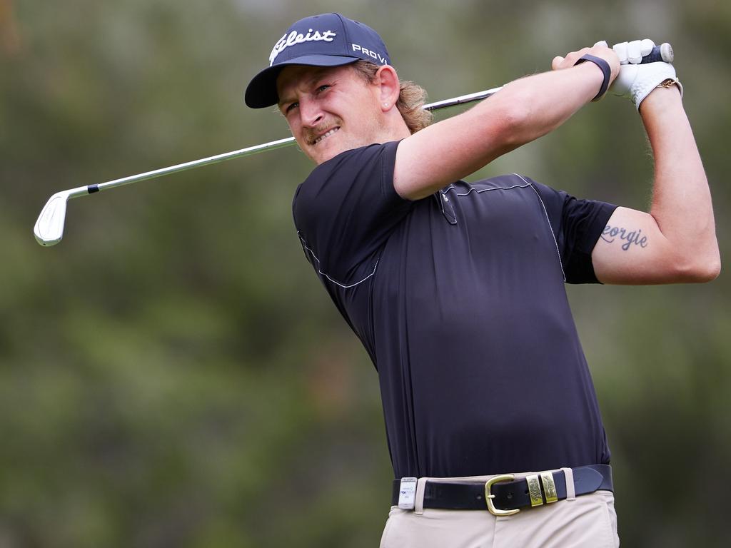 Jak Carter was the pacesetter at Mandurah, where he holds the course record. Picture: Golf Australia