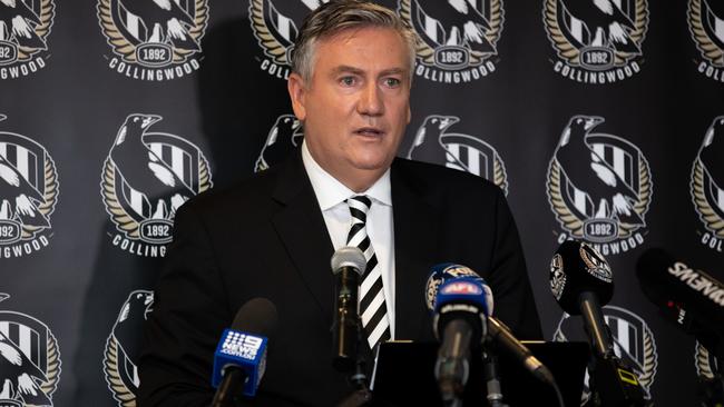 Eddie McGuire’s style won’t be seen at Collingwood under Korda. Picture: Getty Images