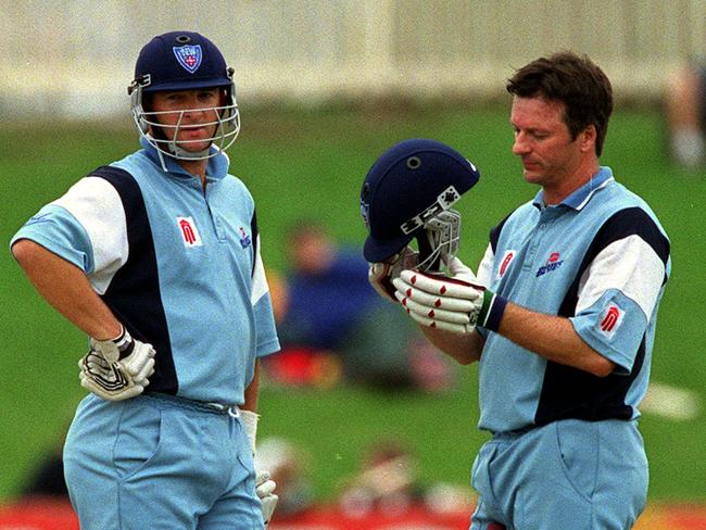 Mark Waugh and Steve Waugh barely seemed to talk to each other between overs when they batted together.