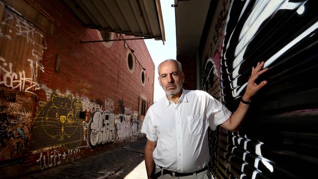 Dr Alex Wodak in a laneway in Fitzroy Melbourne. He is a pro-vape advocate.