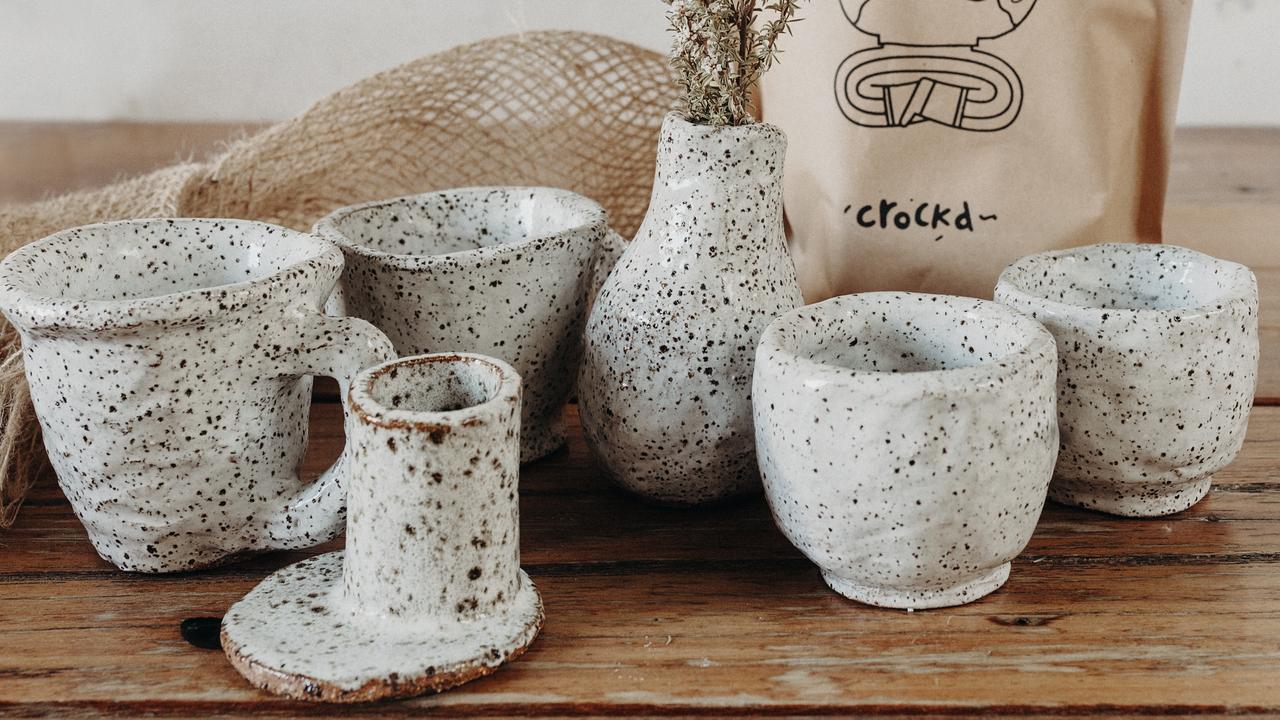 People can get their pieces fired at one of Crockd's local kilns for between $10 and $25. Picture: Supplied