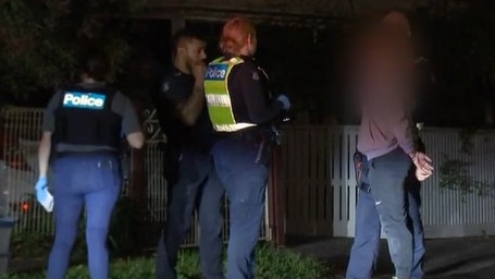 Five teens were arrested after a wild police chase across Melbourne. Picture: Nine News