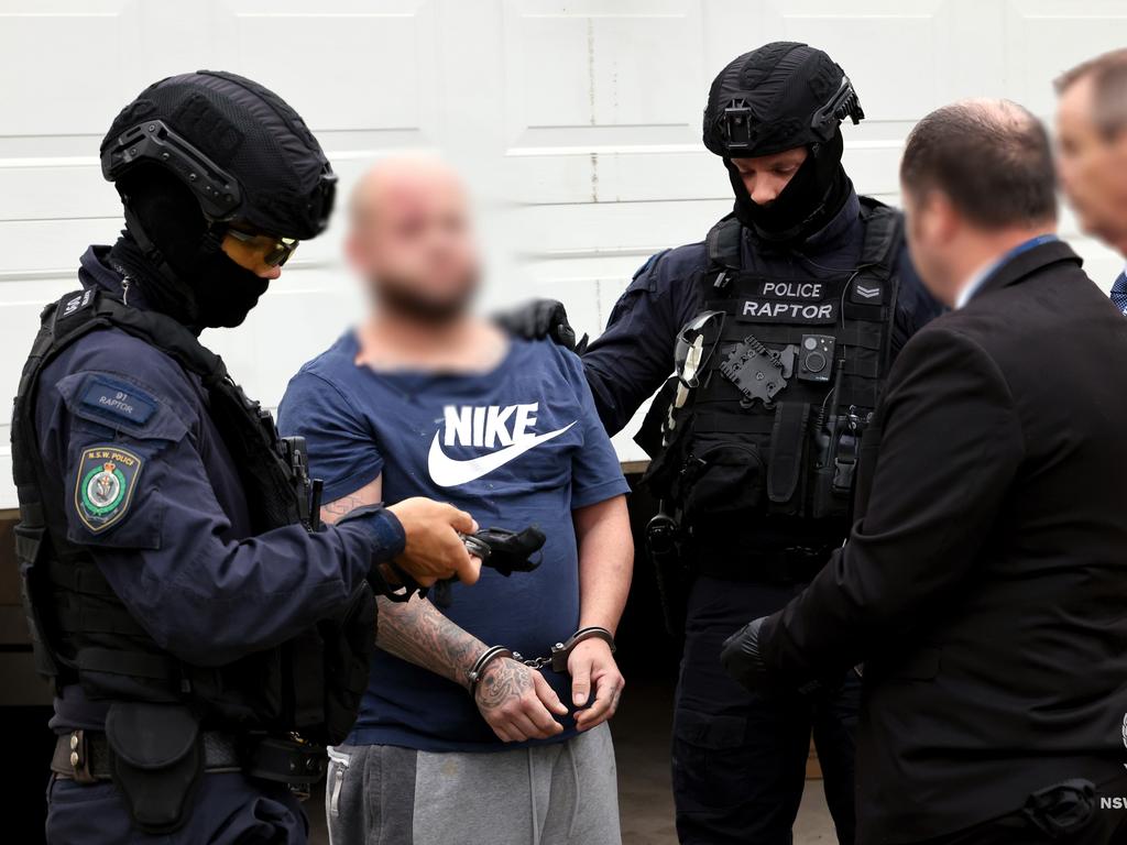 Officers from the NSW Police Raptor Squad arrested a 42-year-old man at a unit in Concord last Thursday. Picture: Supplied