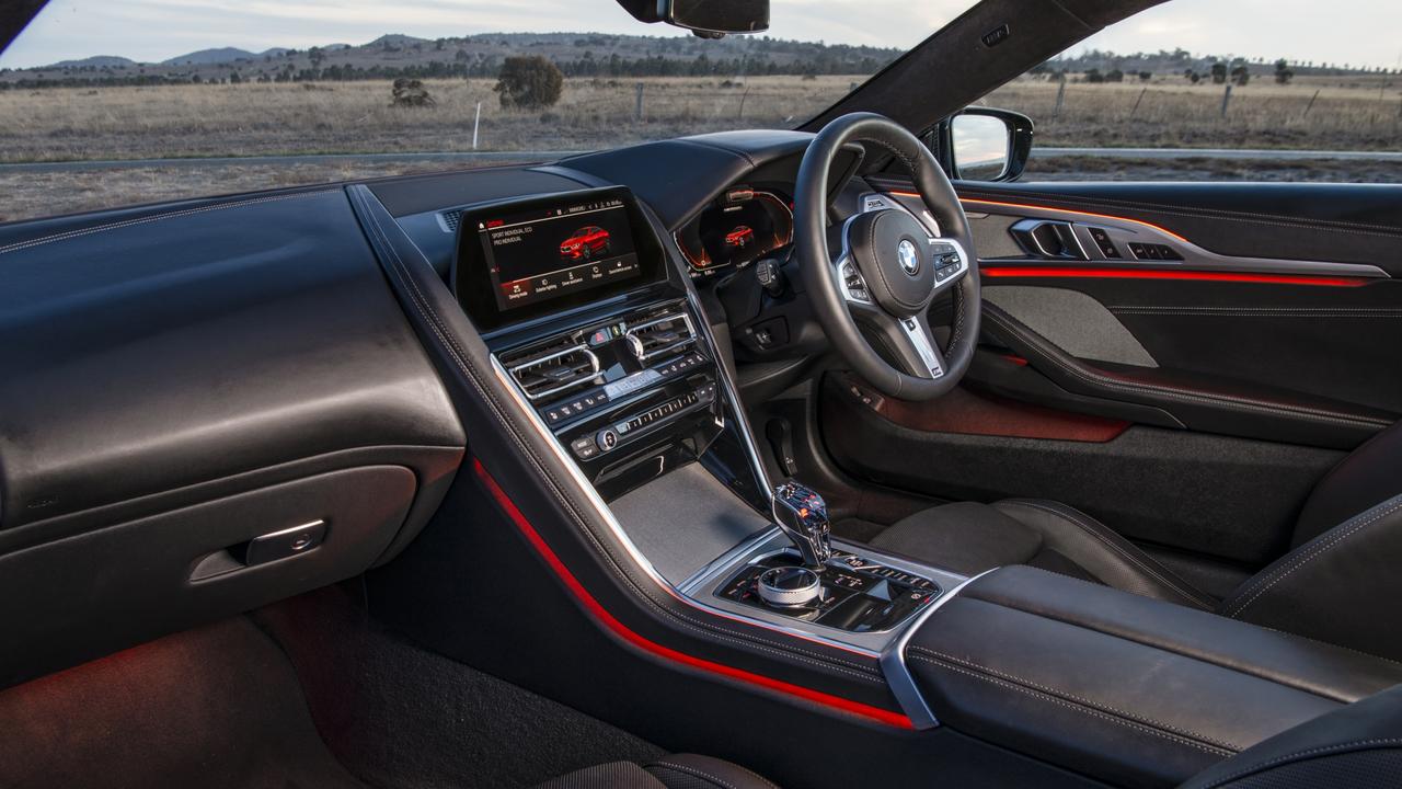 The BMW 8-Series Coupe has a plush cabin.