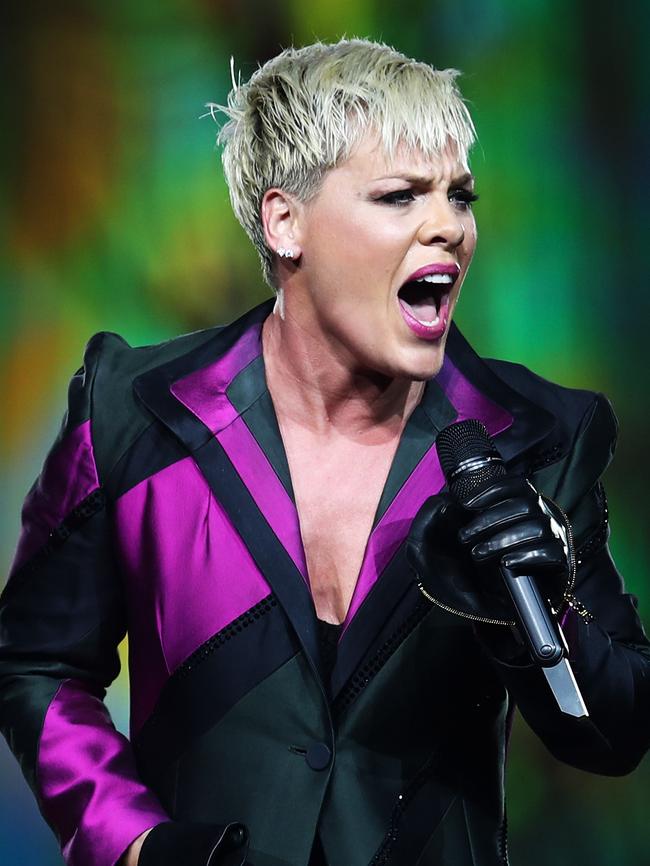 American singer Pink. Picture: AAP