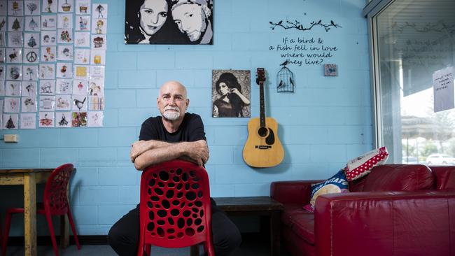 Owner of The Attic cafe at Alexandra Headland Ian Masterman, who hasn't been able to hire even one full time staff member after numerous advertisements. Picture: Lachie Millard