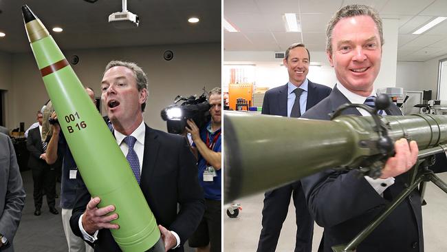 Fully-weaponised ... Defence Minister Christopher Pyne.