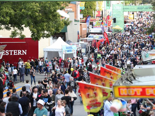 It’ll be another year before crowds are seen at the Ekka. Pic Annette Dew