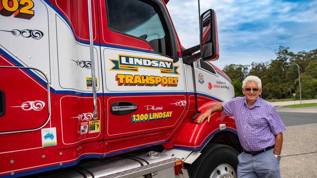 Tom Lindsay founded Lindsay Bros, now known as Lindsay Transport, with his brother Peter in 1953. Picture: Trevor Veale