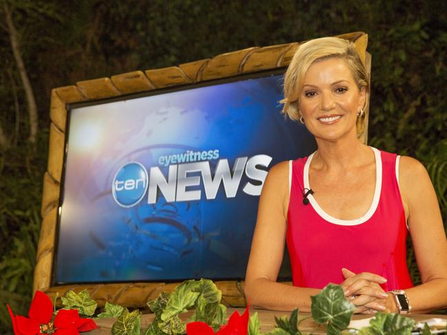 Television presenter Sandra Sully is pictured on the set of the fourth season of I'm A Celebrity ... Get Me Out Of Here! Picture: Nigel Wright / Channel Ten