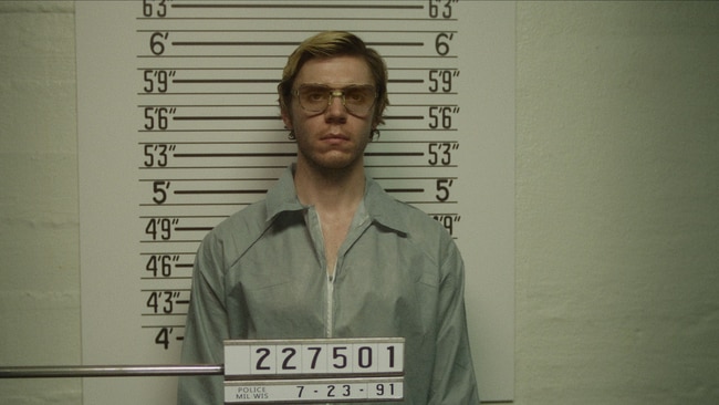 Evan Peters as serial killer Jeffrey Dahmer in  'Dahmer – Monster: The Jeffrey Dahmer Story.'